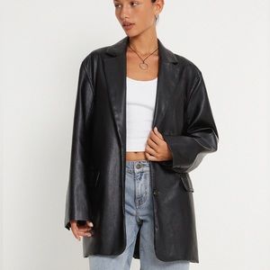 Motel Rocks leather blazer